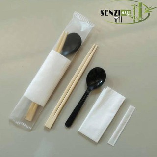 [Combo 4 in 1] Set đũa ăn dùng 1 lần (500 Set/1 thùng) chất lượng cao cấp