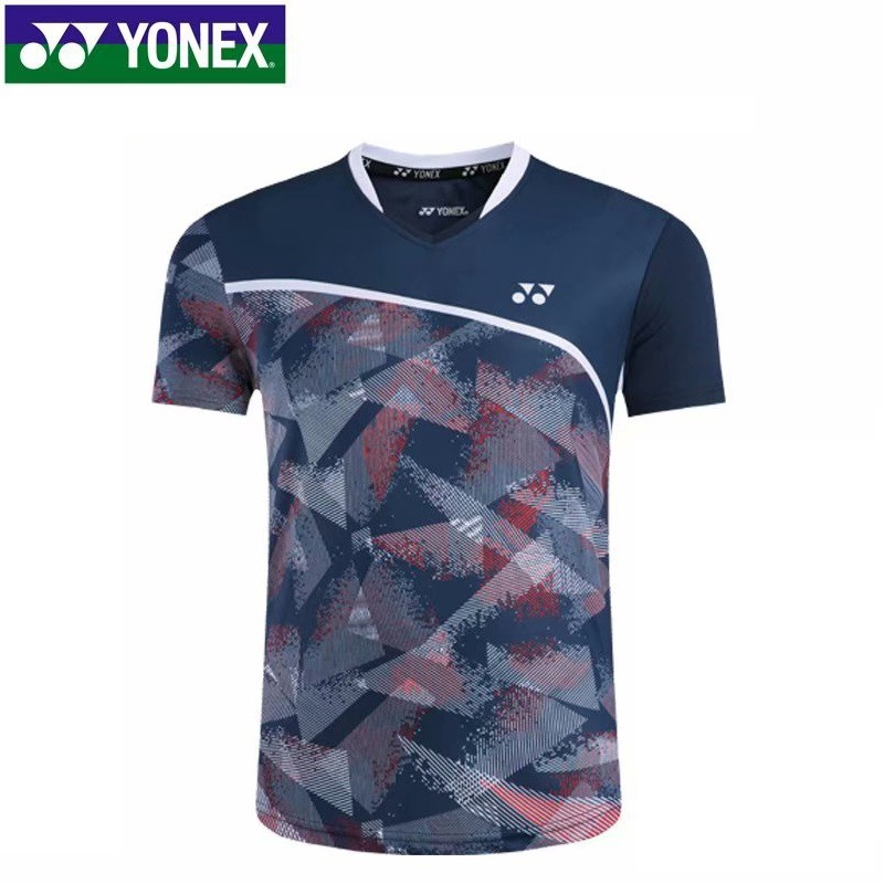 Yonex Badminton Quick-drying Outdoor Breathable Men's Sports Ladies Outdoor Breathable Short Sleeves(Only Shirts)