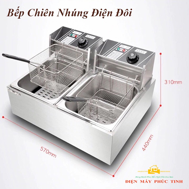 BẾP CHIÊN DẦU ĐÔI