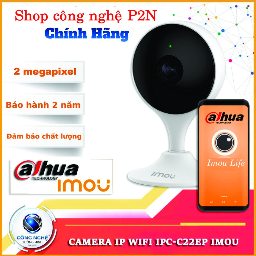 Camera wifi Imou C22EP 2.0MP Full HD 1080P, Hàng chính hãng bảo hành 24 tháng