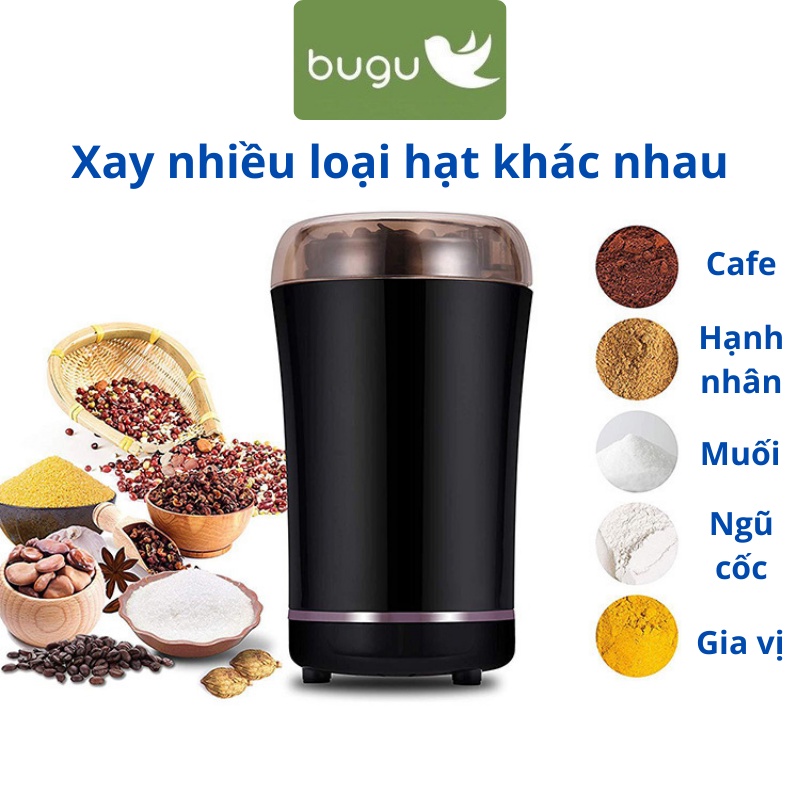 Máy Xay Bột Ngũ Cốc Gia Vị Cafe Hạnh Nhân Muối 450W BUGU BG-M01