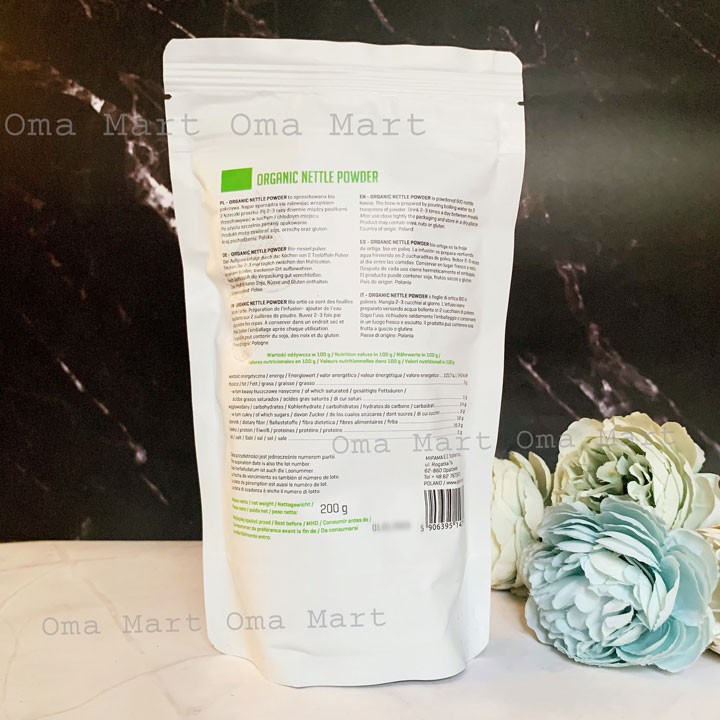 Bột lá tầm ma hữu cơ Diet Food 200g