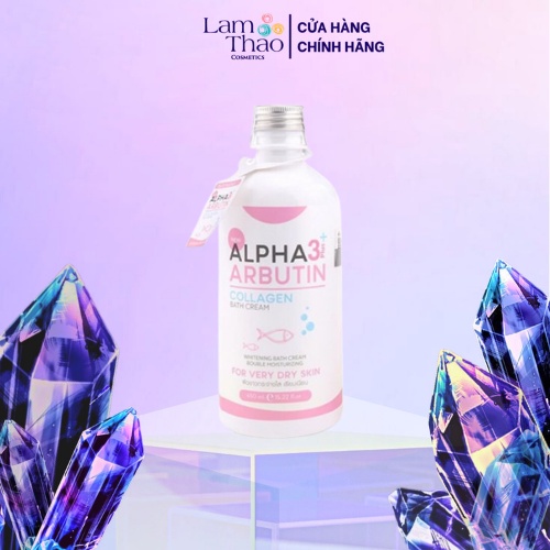 Sữa Tắm Dưỡng Trắng Da Alpha Arbutin 3 Plus Collagen Bath Cream