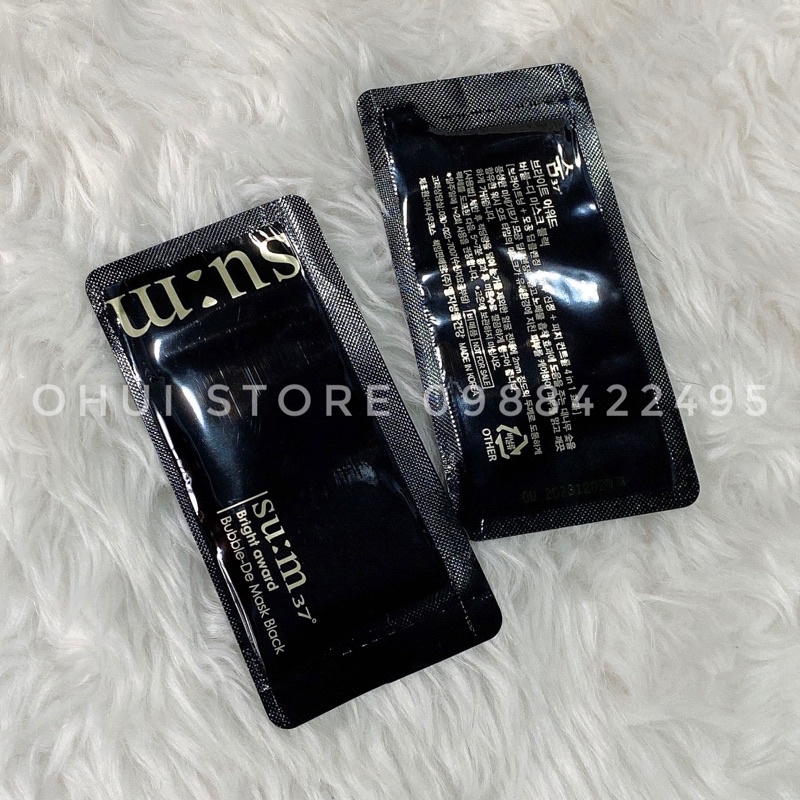 1 gói mặt nạ sủi bọt thải độc hút dầu sạch sâu Su:m37 Bright Award Bubble De Mask - Hàng chính hãng | BigBuy360 - bigbuy360.vn