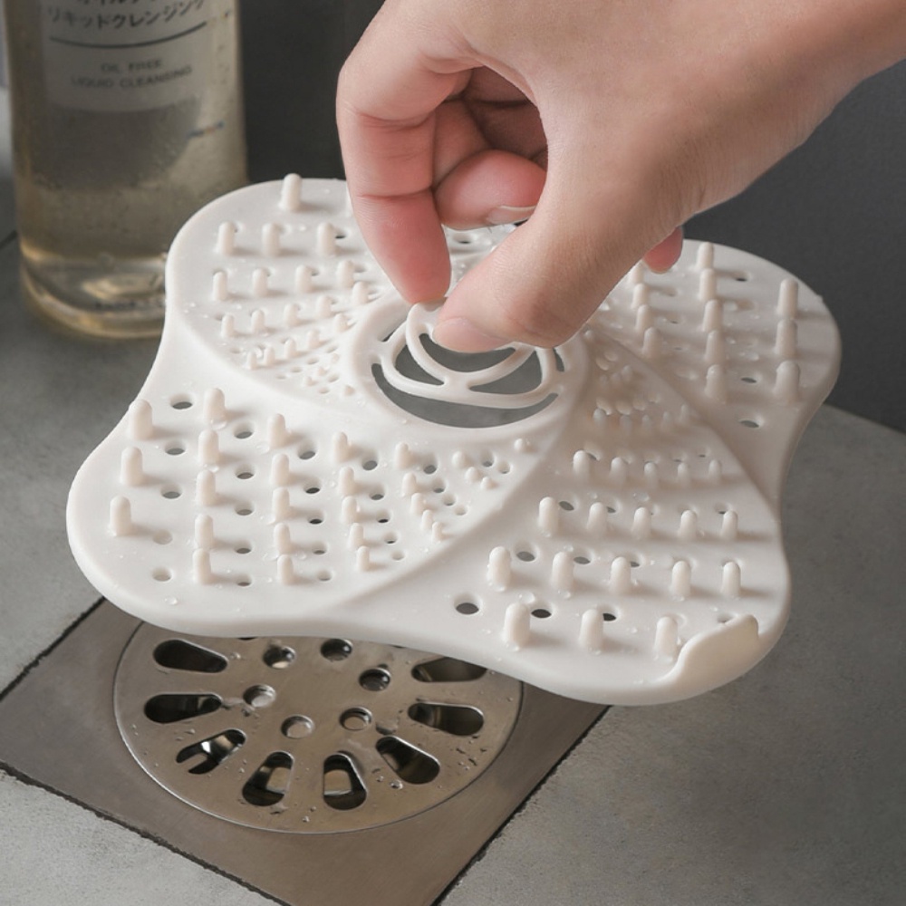 Nắp silicone đậy cống thoát nước chống nghẽn cho nhà bếp/phòng tắm