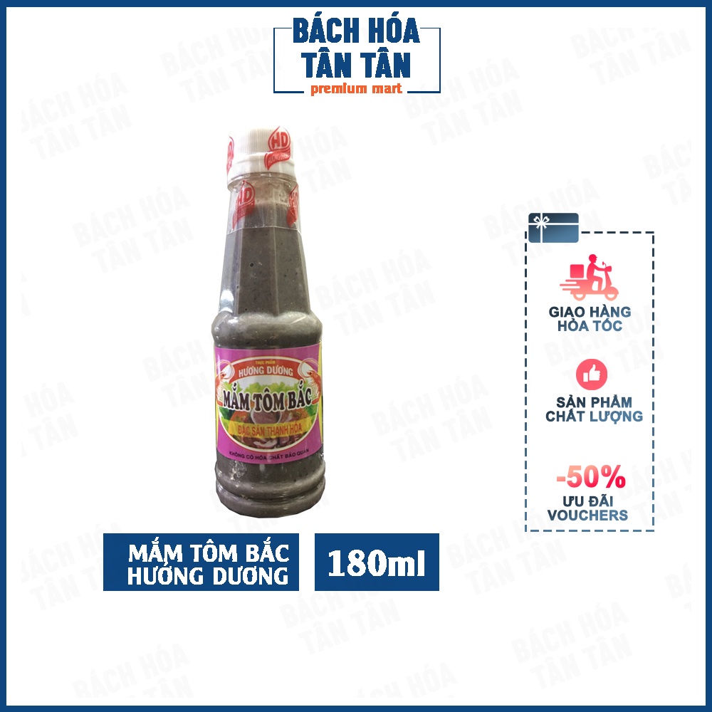 Mắm tôm Bắc Hướng Dương, chai trung 180ml