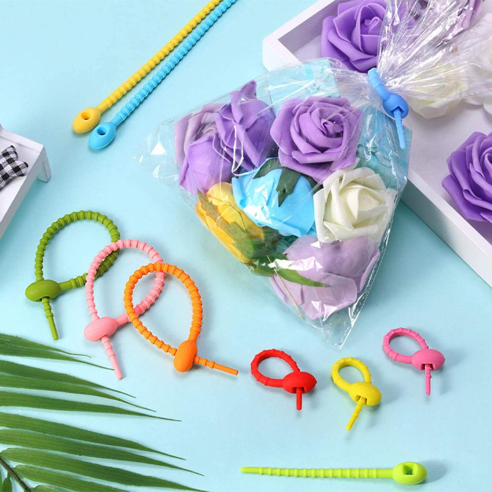 PISTA Set 10 / 20 Kẹp Miệng Túi Thực Phẩm Bằng Silicone