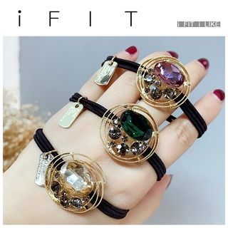 Dây Cột Tóc iFIT Đính Đá Phong Cách Hàn Quốc