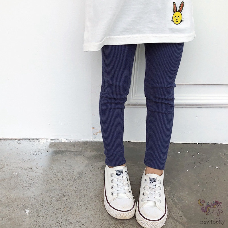 Quần Legging Lưng Thun Màu Sắc Cho Bé Gái