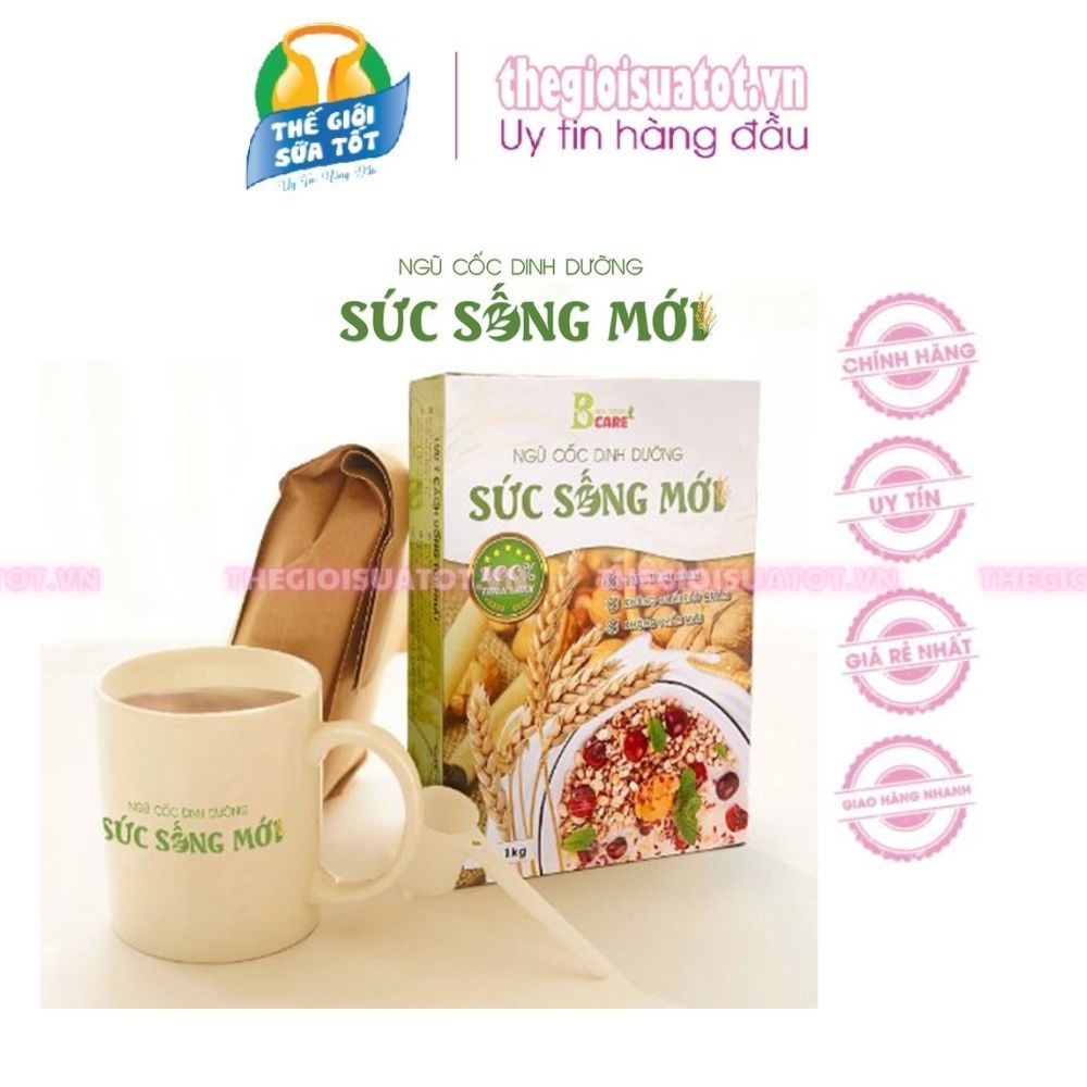 Combo Ngũ Cốc Sức Sống Mới 500g &amp; Kem Dưỡng Ẩm Dexeryl Creme 250g Chăm Sóc Gia Đình Thegioisuatot