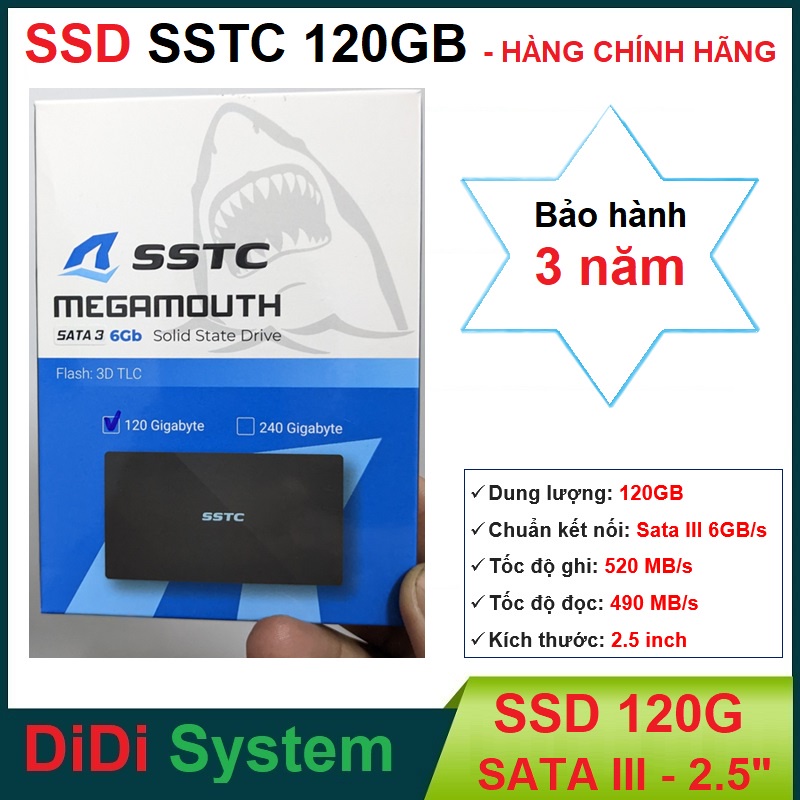 SSD SSTC 120GB - HÀNG CHÍNH HÃNG NEW 100% FULL BOX