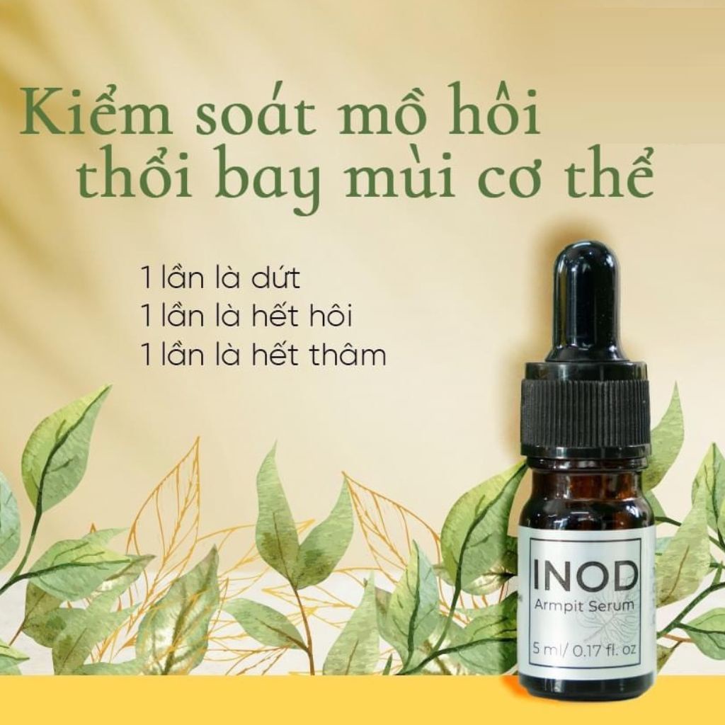 Serum Hôi Nách INOD Huyền Phi 5ml Khử Sạch Mọi Mùi hôi nách, hôi chân, hết thâm sáng da hiệu quả