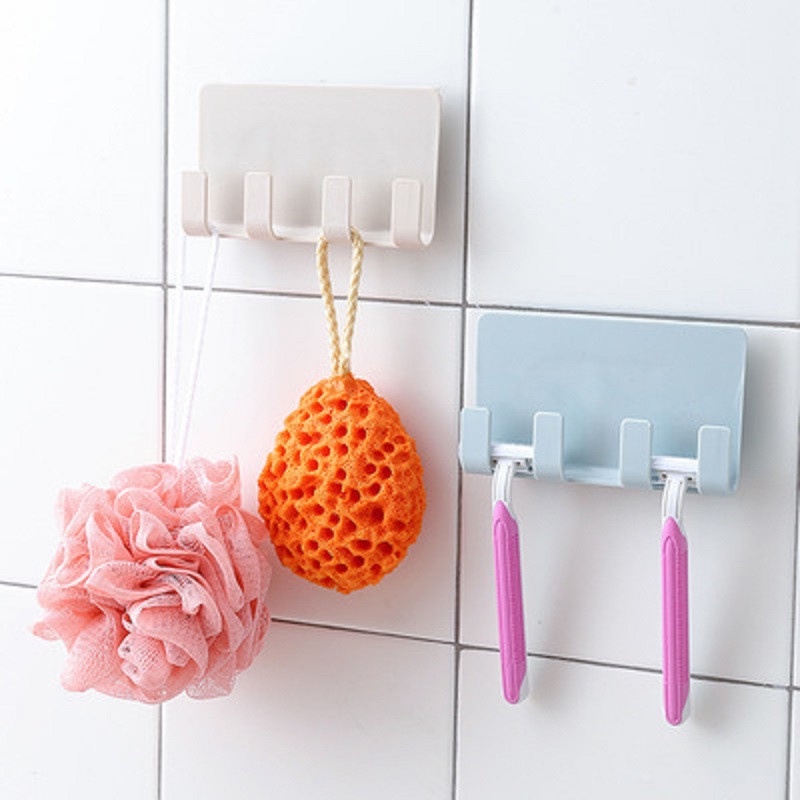 Combo 2 kệ treo tường 4 móc đa năng - BX2629