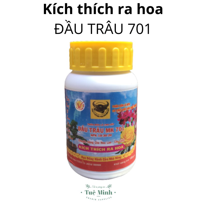 Phân Bón Kích Thích Ra Hoa Đầu Trâu 701 - Cây Nhanh Ra Hoa, Nở To Đẹp