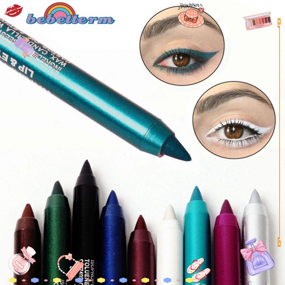 Bebetterm 2 Pcs Fashion Eyeliner Pencil New Makeup Eye Cosmetics Waterproof Long lasting Colourful Pigment