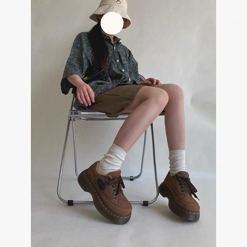 GIÀY OXFORD RETRO RE-UP SNEAKERS THỂ THAO NỮ PHONG CÁCH ANH QUỐC CỔ ĐIỂN