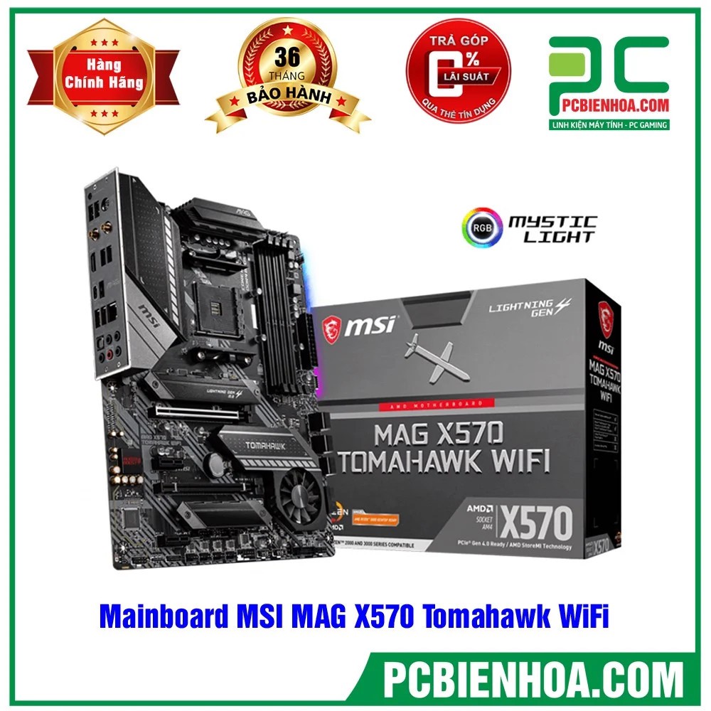 [Mã ELMSDAY giảm 6% đơn 2TR] MSI MAG X570 Tomahawk WiFi chính hãng Mai Hoàng