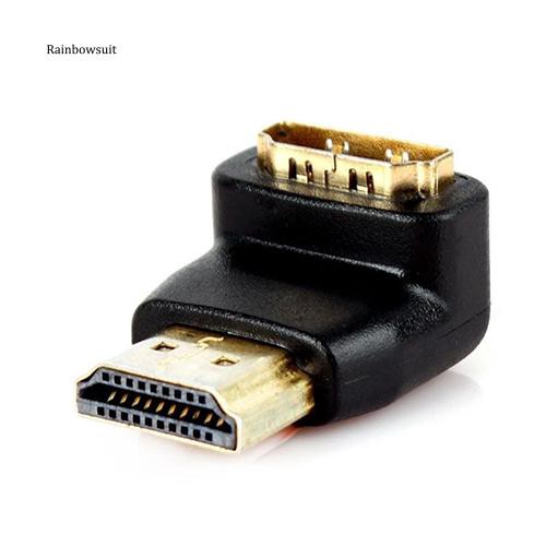 Đầu Chuyển Đổi HDMI Sang HDMI 90 Độ Chuyên Dụng Cho 1080P TV HDTV