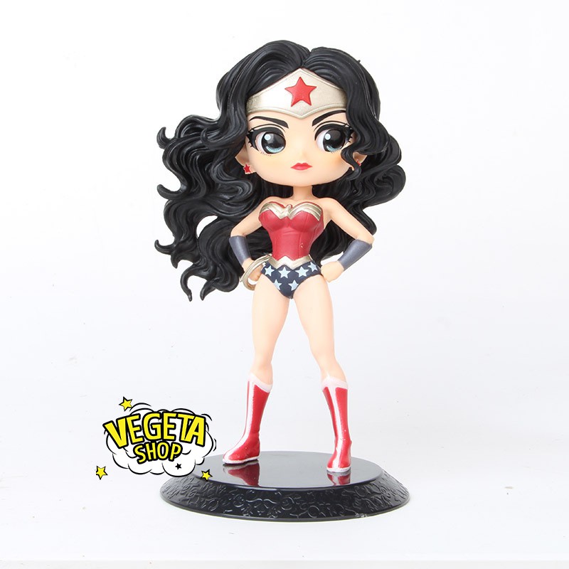 Mô hình DC - Mô hình Wonder Woman - Nữ thần chiến binh - Qposket - Cao 15,5cm