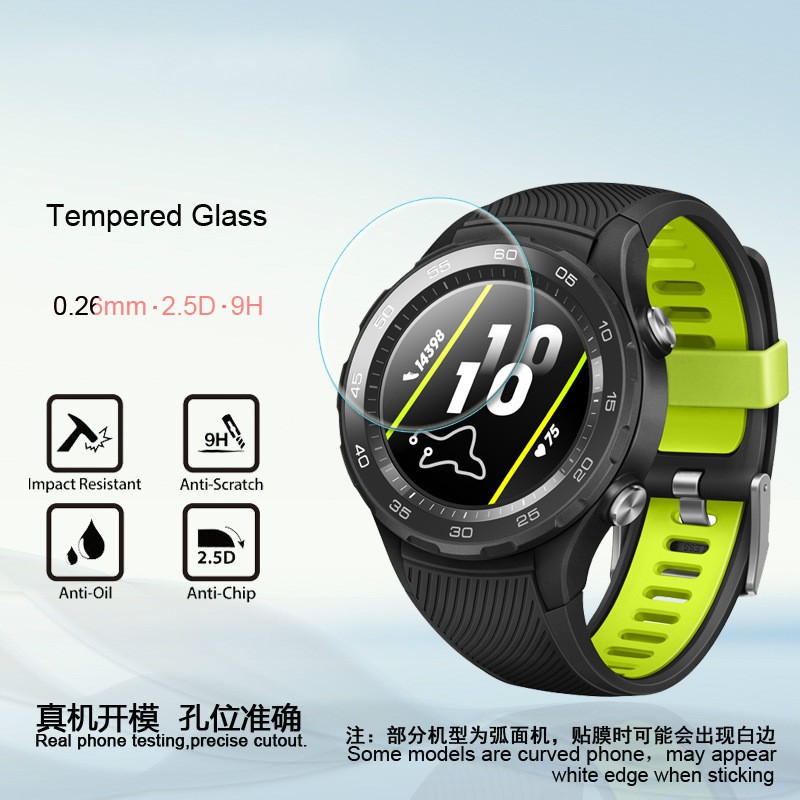 Kính cường lực cho đồng hồ thông minh Huawei Watch 2 2018