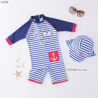 Đồ bơi cho bé trai quần liền áo
