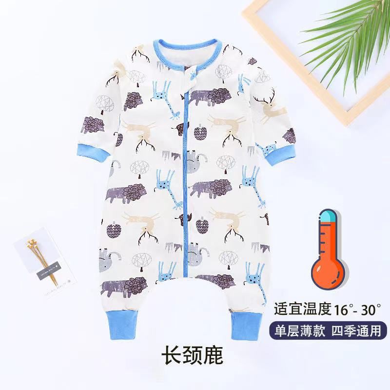 Ninikids:CHỌN MẪU Túi ngủ cotton vải CAO CẤP cho bé, túi ngủ 4 mùa, túi ngủ chống đạp chăn, bộ ngủ cho bé