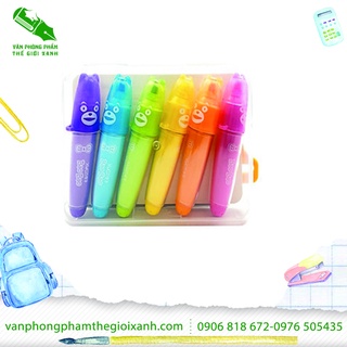 Bút dạ quang6 cây bc - 735