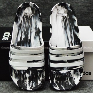 Dép Adidas Duramo Camo trắng đen
