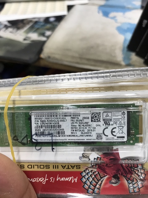 ổ Cứng SSD Samsung PM871B 256GB M2 2280, chính hãng, Made in Korea