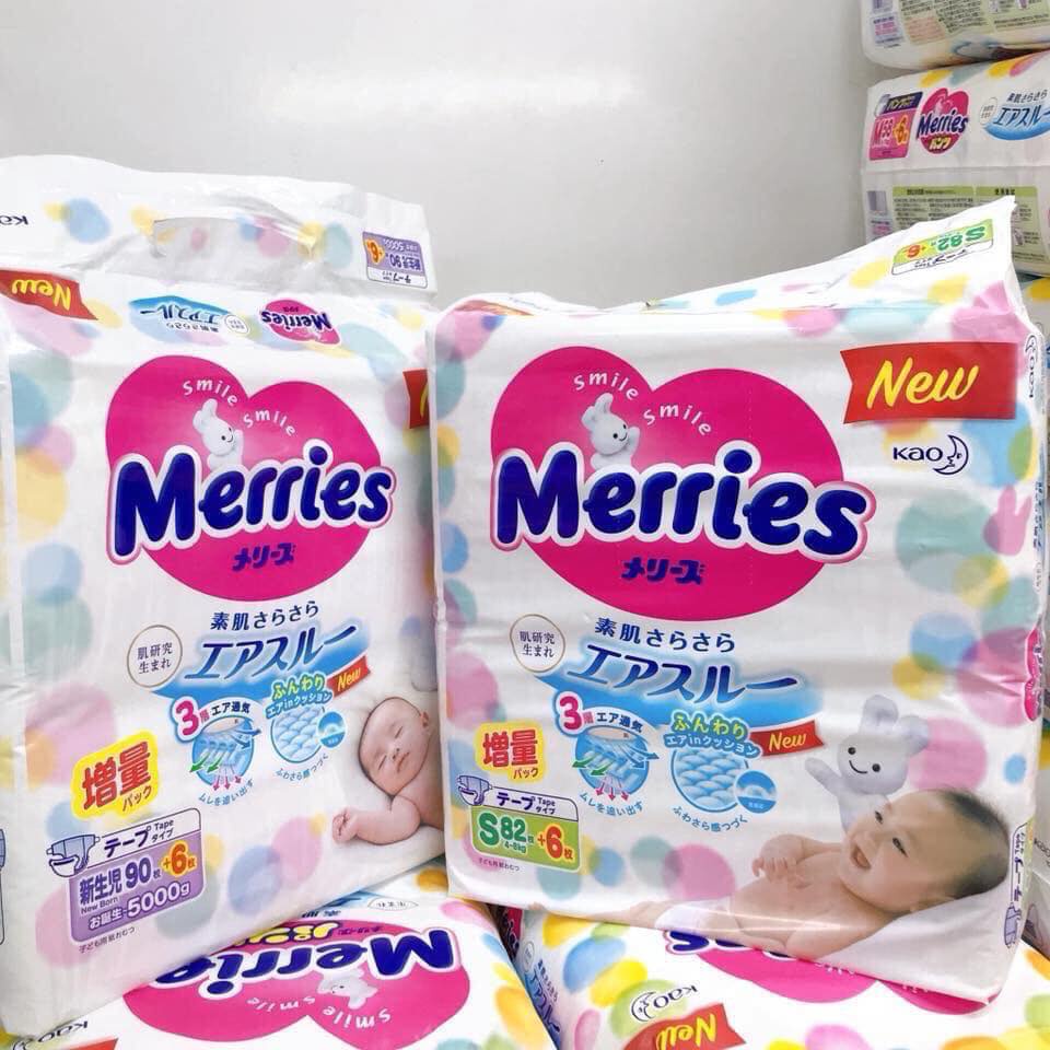 *DollarBaby* Bỉm MERRIES Cộng Miếng Nội Địa Nhật Đủ Size M/L/XL/XXL Dạng Quần Và Tã Dán Cho Bé