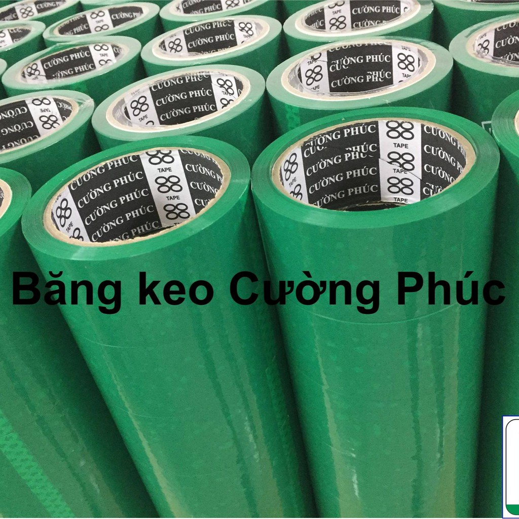 1 CÂY BĂNG KEO MÀU XANH lá thiên nhiên 6 cuộn keo