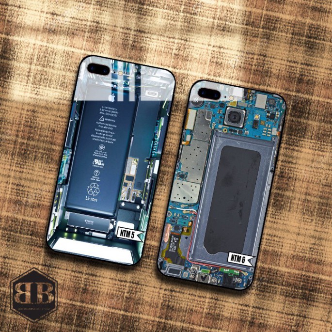 Ốp lưng kính cường lực iphone 7 plus / iphone 8 plus hình in sáng tạo