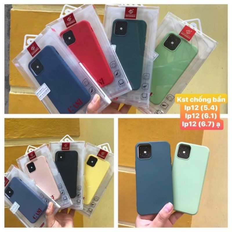 Ốp lưng KST màu chống bẩn iPhone 14 Pro Max, 14 Plus, 13, 13 Pro, 13 Pro Max Silicon mềm mịn siêu đẹp full box