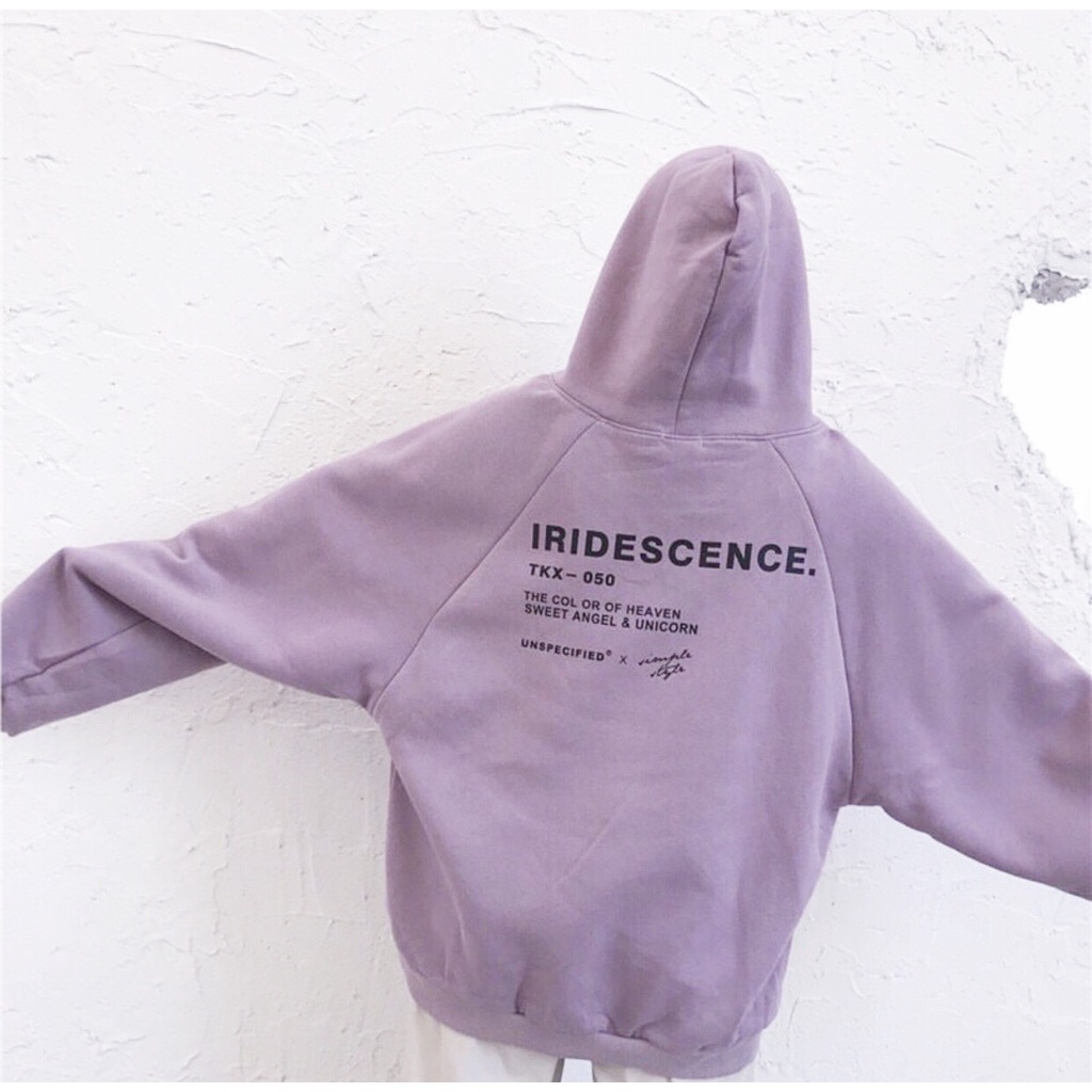 Áo Hoodie SIMPLE STYLE Unisex Vải Mỏng 99K (Dây Trắng) 1hitshop