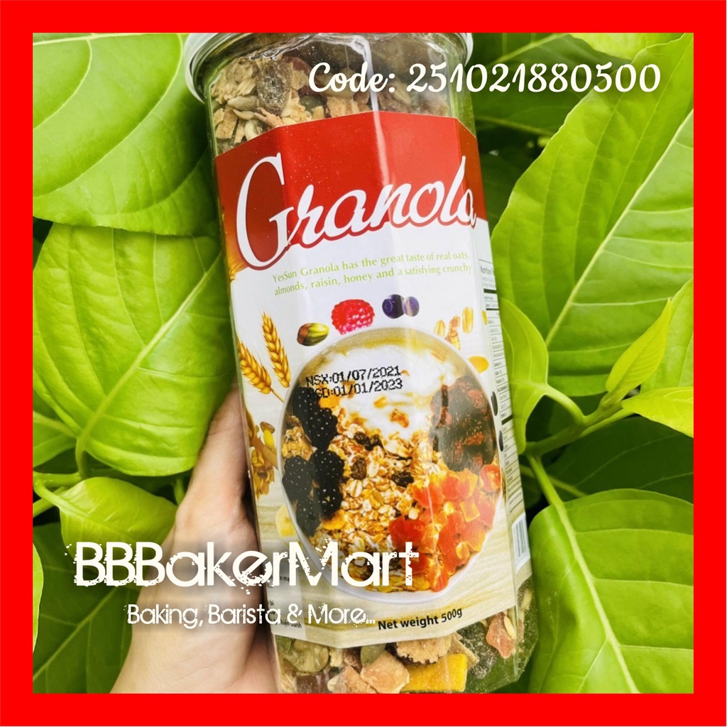Ngũ cốc GRANOLA hiệu NUTS TALK - Hủ 500gr