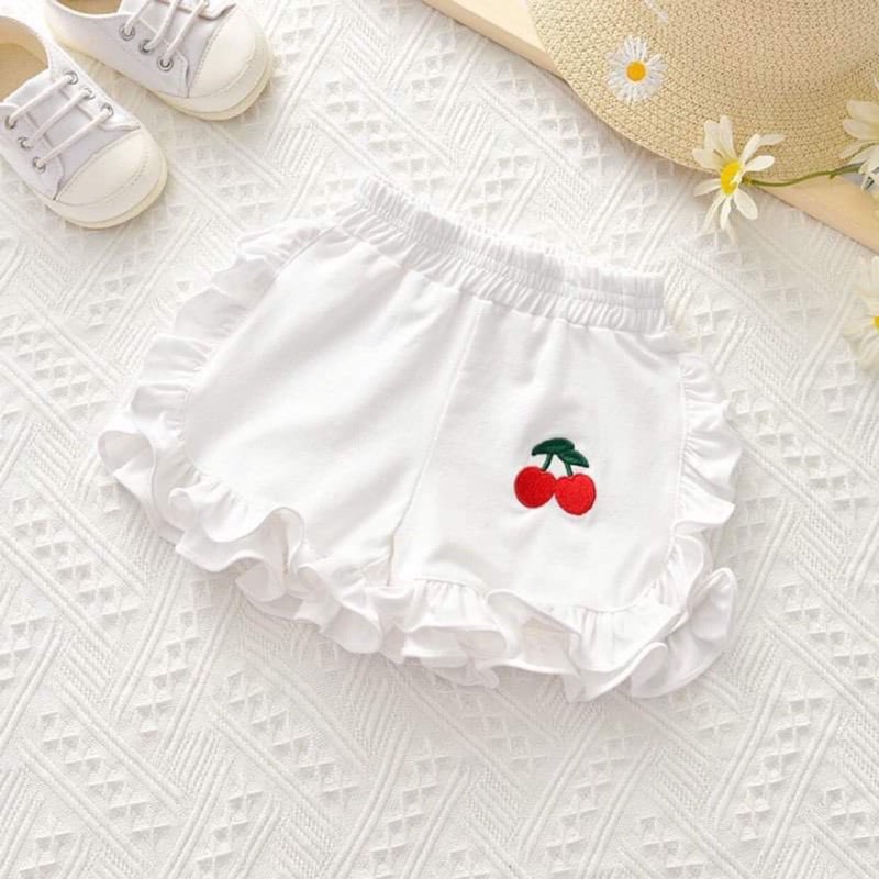 ❤️[Kèm Quà Tặng]❤️ |Set Combo 4 |❤Quần đùi cho bé gái Chất cotton chery xinh