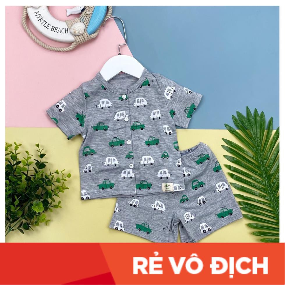 Bộ sơ sinh cotton côc tay cài cúc bé trai size 3-18M, cho bạn từ 4-10kg. Chất cotton mỏng, nhẹ, thương hiệu litibaby