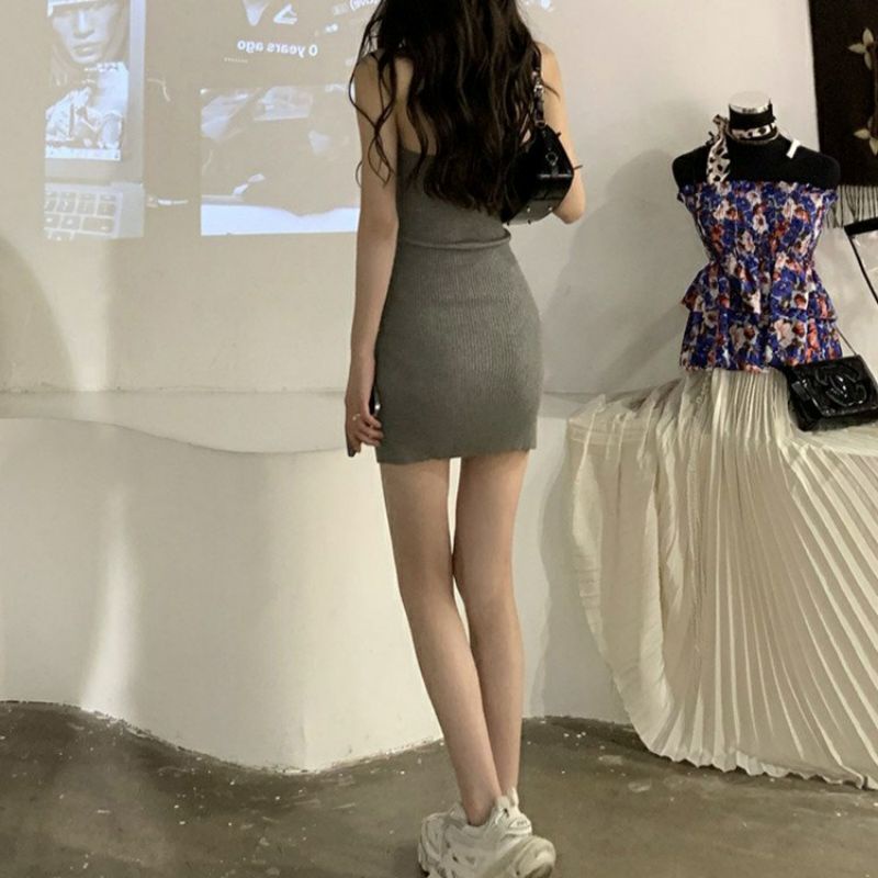 VÁY BODY POLO XÁM THUN LEN GÂN / VÁY POLO DÀI TAY ÔM BODY NGẮN CHẤT THUN LEN GÂN CO DÃN