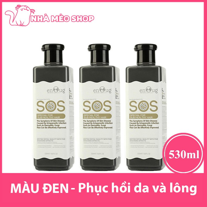 [Chính hãng]Sữa tắm cho chó SOS 530ml khử mùi hôi dưỡng lông