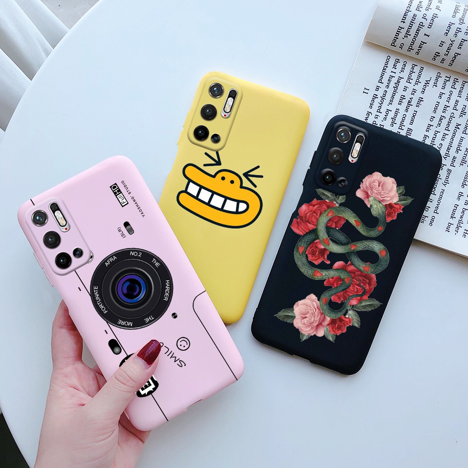 Ốp điện thoại mềm họa tiết hoa cúc cho Xiaomi Redmi Note 10 5G Poco M3 Pro 5G Redmi Note10 5G