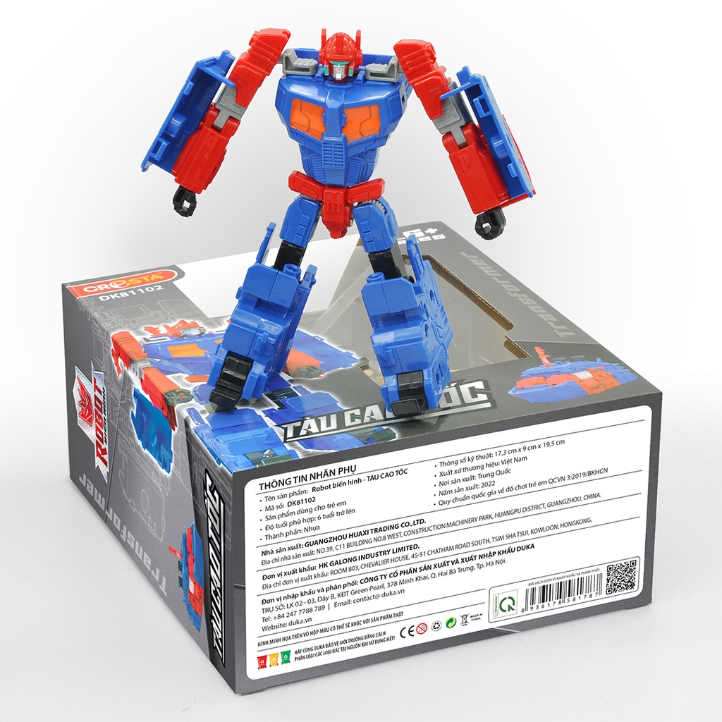 Robot Biến Hình - Tàu Cao Tốc DK81102   - MLB