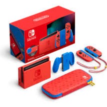 [Mã 159ELSALE hoàn 7% xu đơn 300K] Máy Chơi Game Nintendo Switch Mario Red & Blue Edition