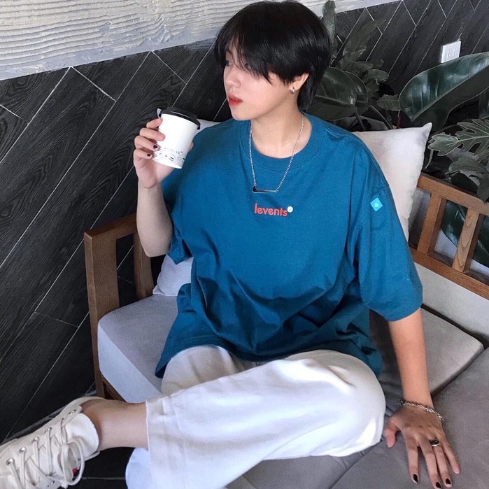 Áo thun Tee Levents Popular Logo Nam nữ Full tag Unisex phong cách Ulzzang - Gin Store