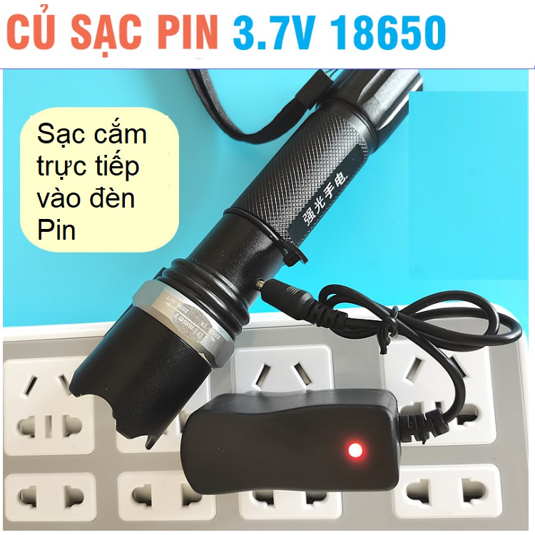 Củ sạc pin  3.7v 18650 chân cắm 3.5mm