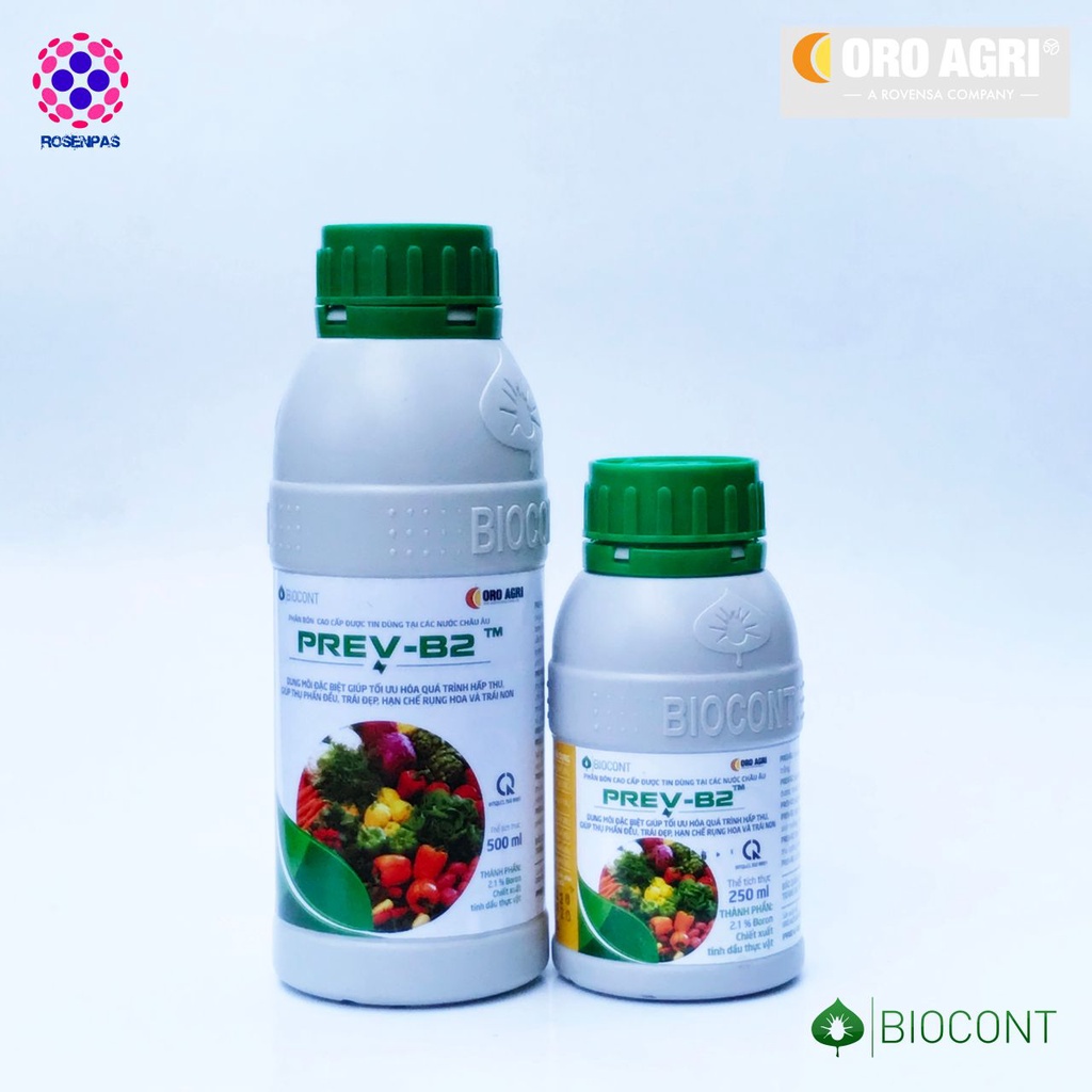 Phân bón lá - PREV-B2 - Chai 250ml, 500ml