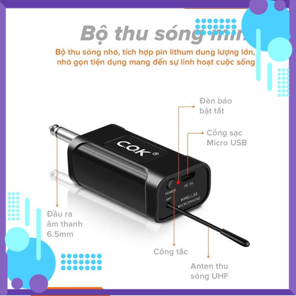 Micro Không Dây COK ST-122  - CHÍNH HÃNG -  Bảo hành 12 tháng - 1 đổi 1 trong vòng 7 ngày