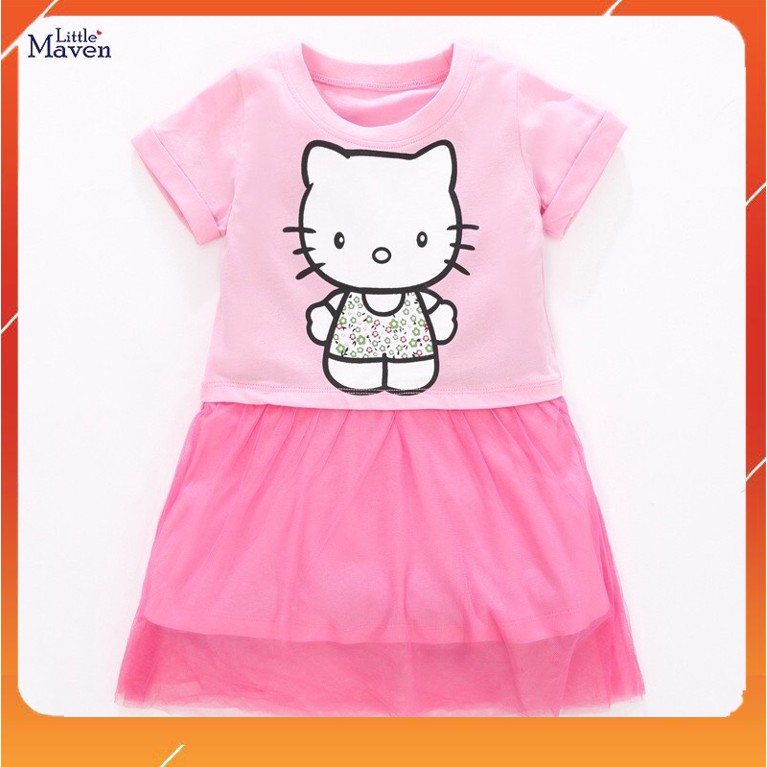 cho bé gái, chân váy voan mềm mại, thân váy chất cotton đanh mịn hàng thiết kế màu hồng