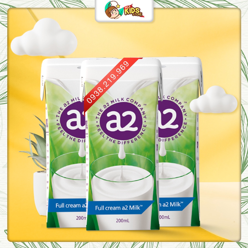 THÙNG 24 HỘP/200ML SỮA TƯƠI A2 DẠNG NƯỚC ÚC