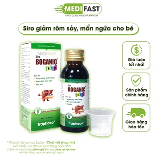Siro Boganic Kid - Giúp trẻ mát gan, giải độc, thanh nhiệt cơ thể - Chai 100ml