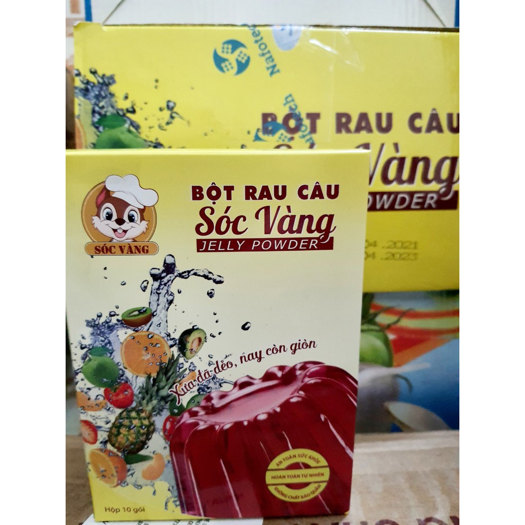 (1 gói)bột rau câu/bột rau câu sóc vàng 12g